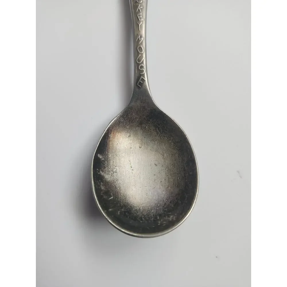 Vintage‎ 1930s Mickey Mouse Spoon Branford Silver Plate Disney Collectible